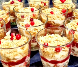 Magustoidud catering menüüs Ristna sadamas Ristna sadam magustoit dessert catering üritusel